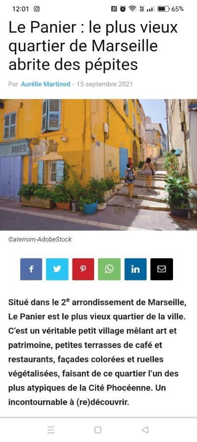 Casa Mia 25M2 Centre Ville Et Panier Marseille Bagian luar foto