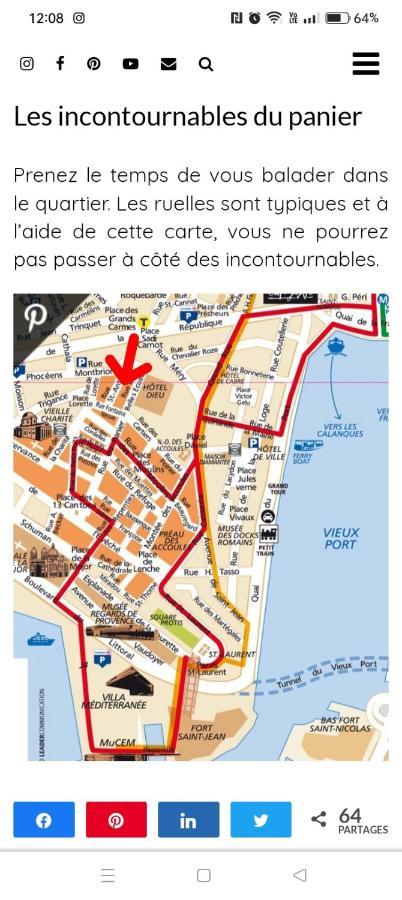 Casa Mia 25M2 Centre Ville Et Panier Marseille Bagian luar foto